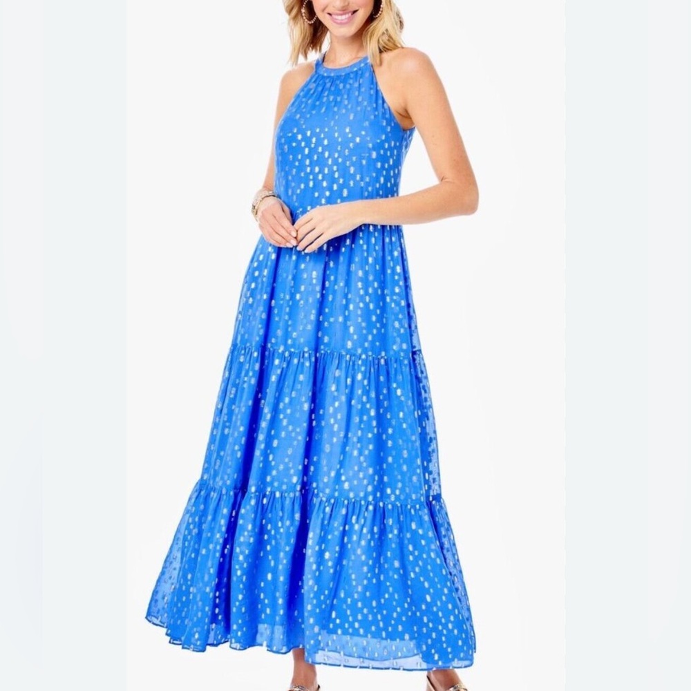 Lilly Pulitzer Beccalyn Maxi Dress - Boca Blue